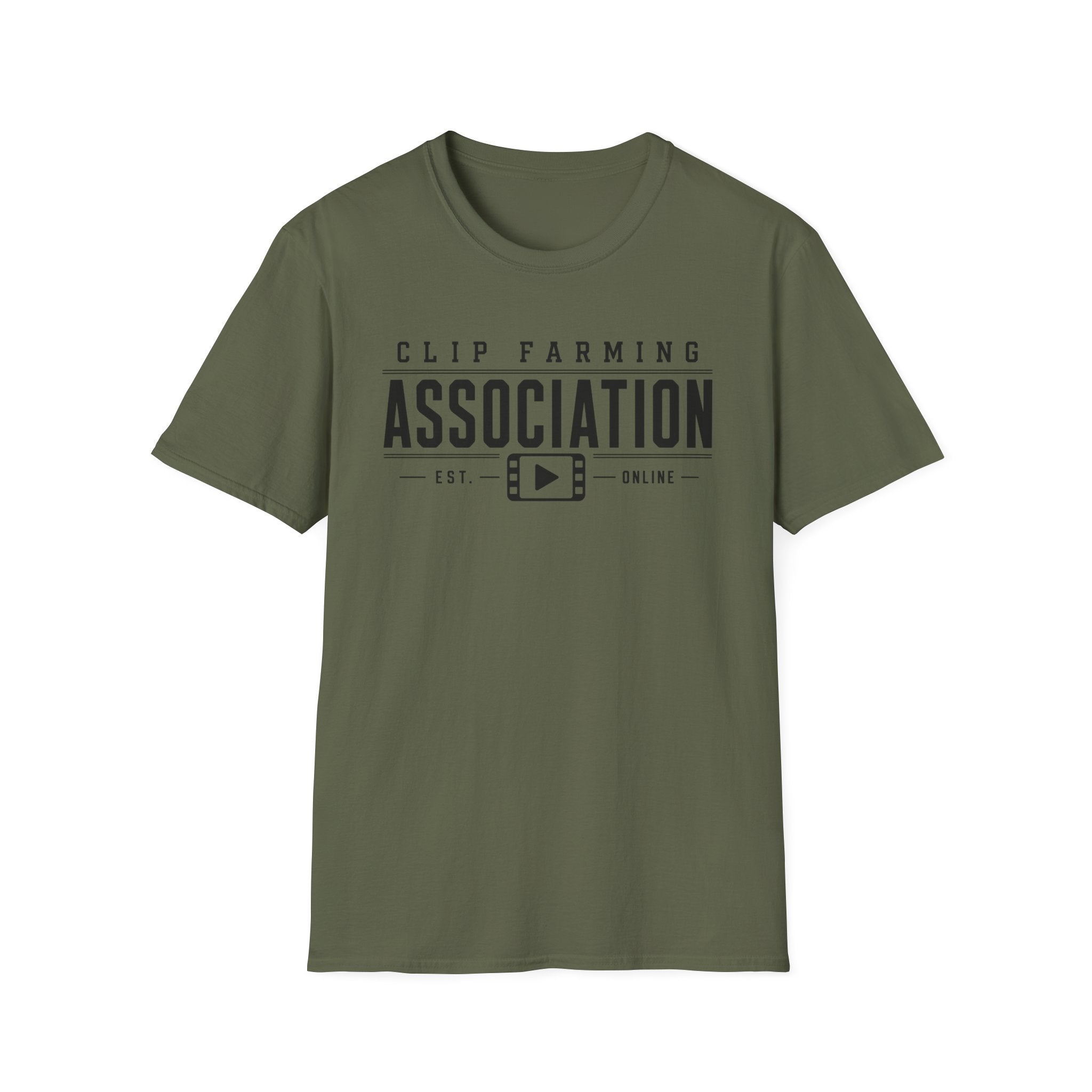 Clip Farming Association T-Shirt — Est. Online Video Creator Tee