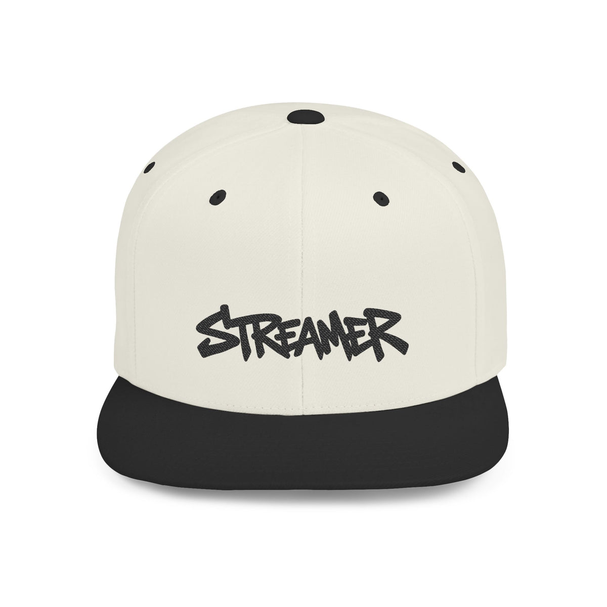 Streamer Flat Bill Snapback Hat