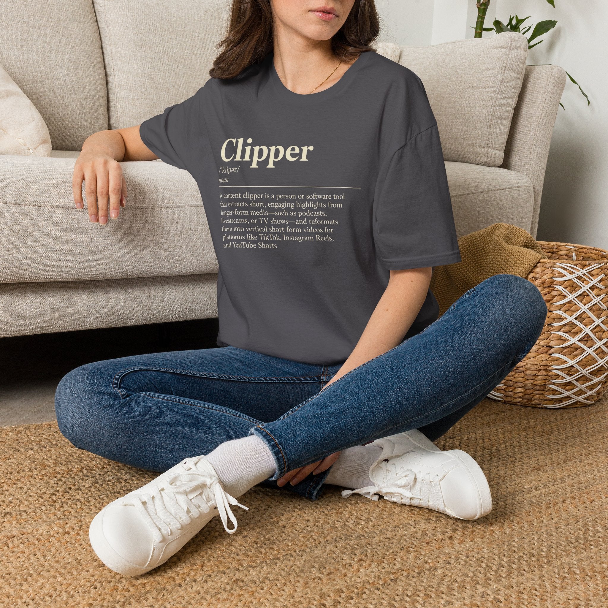 Clipper Definition T-Shirt — Content Creator Dictionary Tee