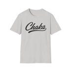 Chaka Script T-Shirt — Retro Cursive Logo Tee