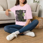 Where's That Green Frogman? T-Shirt