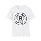 Brainrot University Logo T-Shirt — Vintage Collegiate Graphic Tee