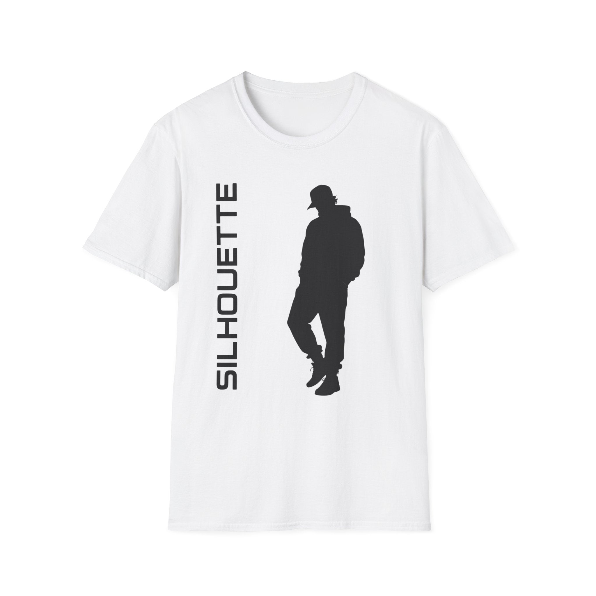 Silhouette Graphic T-Shirt — 'SILHOUETTE' Minimal Urban Streetwear