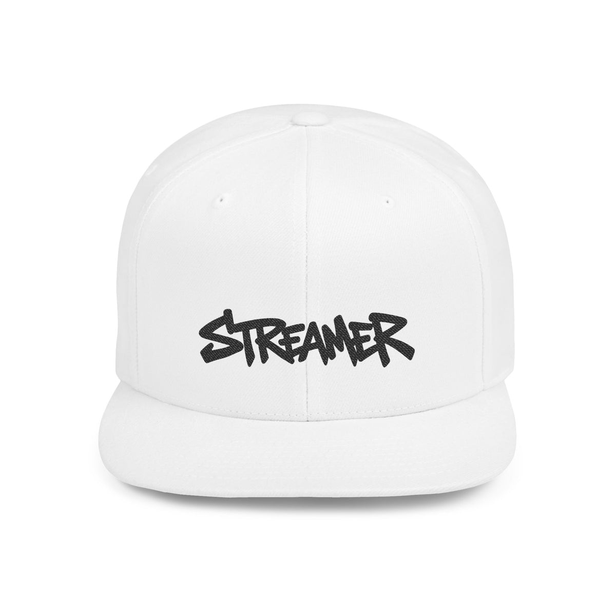 Streamer Flat Bill Snapback Hat