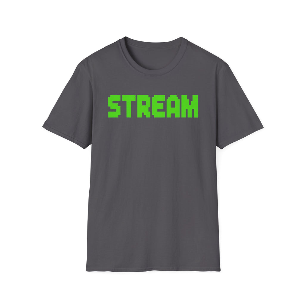 STREAM Graphic T-Shirt — Neon Pixel Gamer Tee