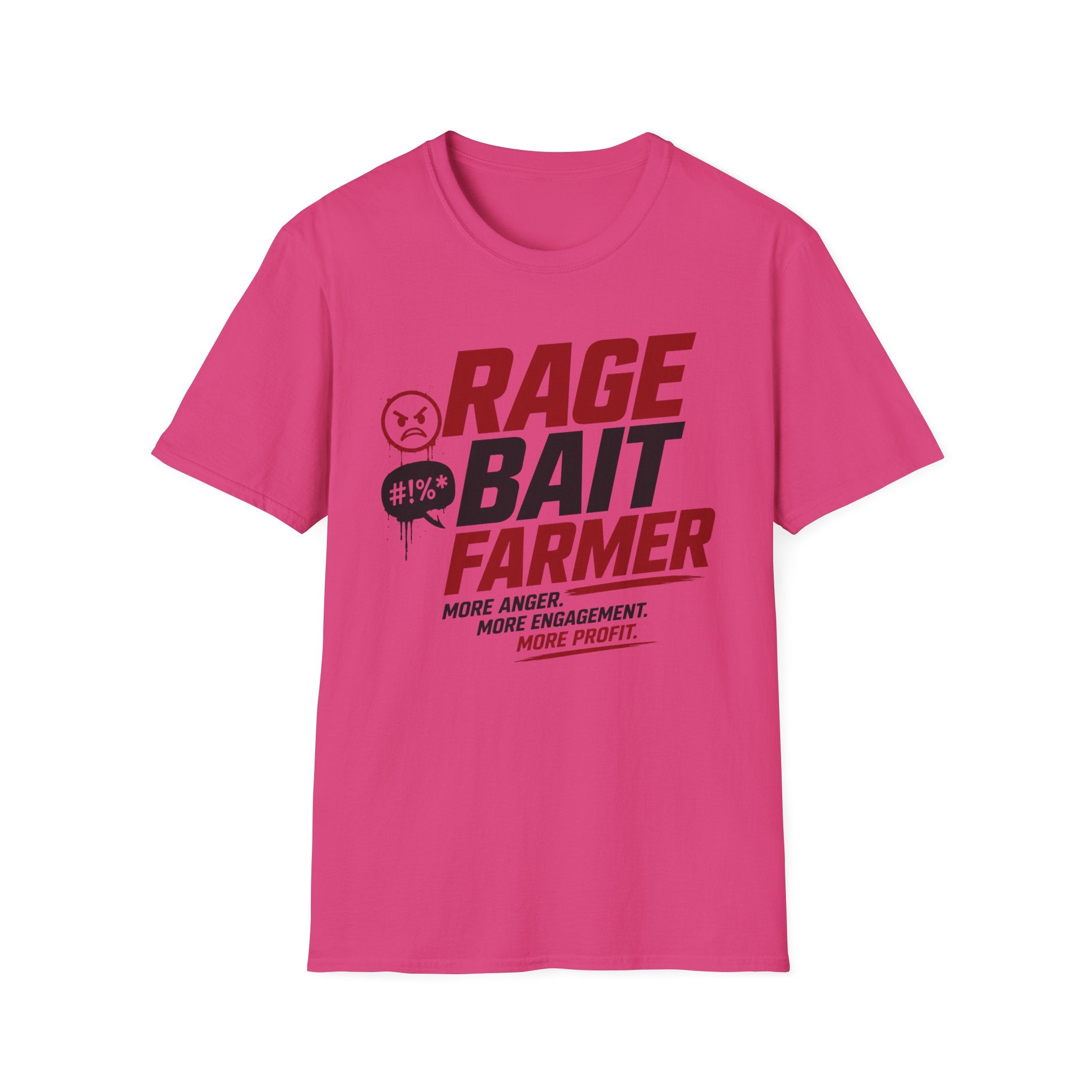 Rage Bait Farmer T-Shirt — Funny Meme Political Humor Tee