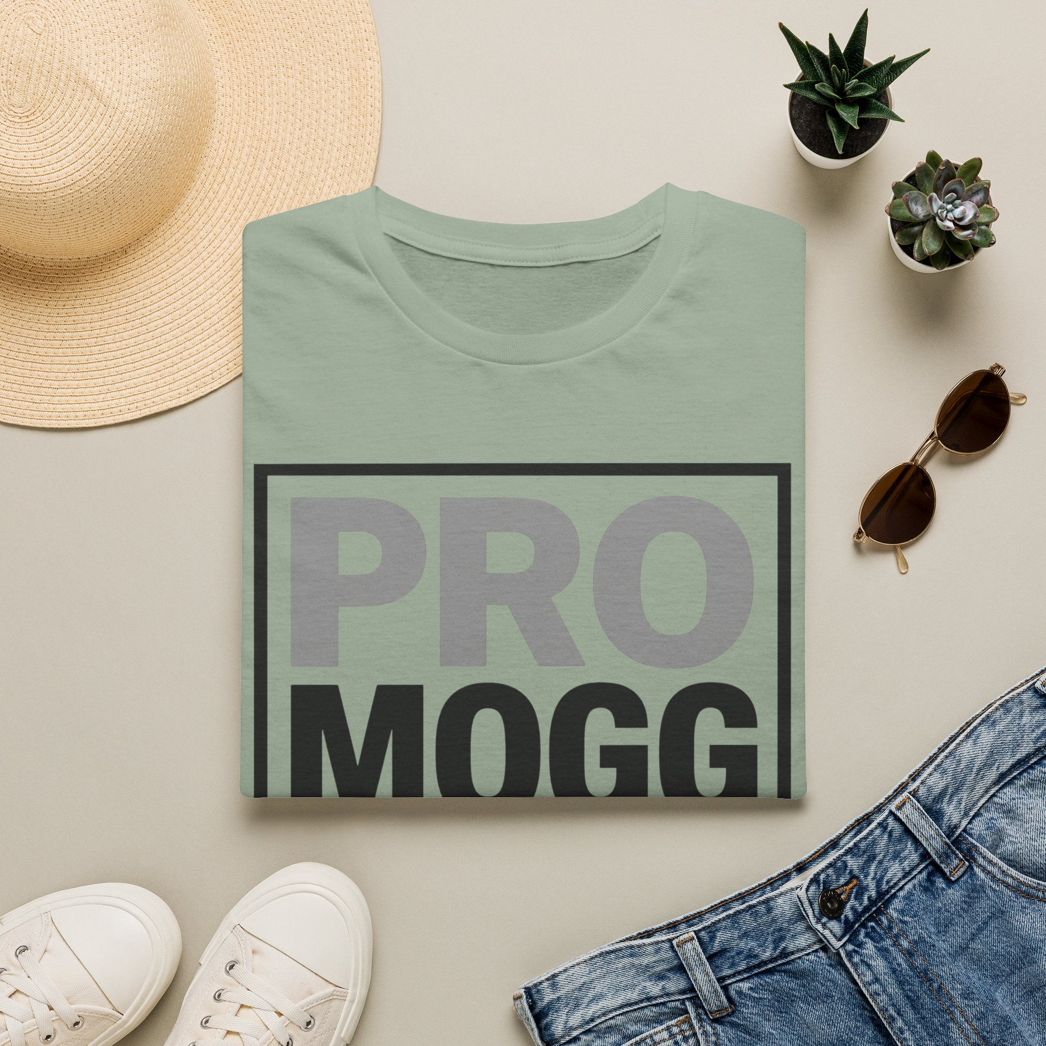 Pro Mogg Graphic T-Shirt — 'PRO MOGG' Bold Box Logo Tee