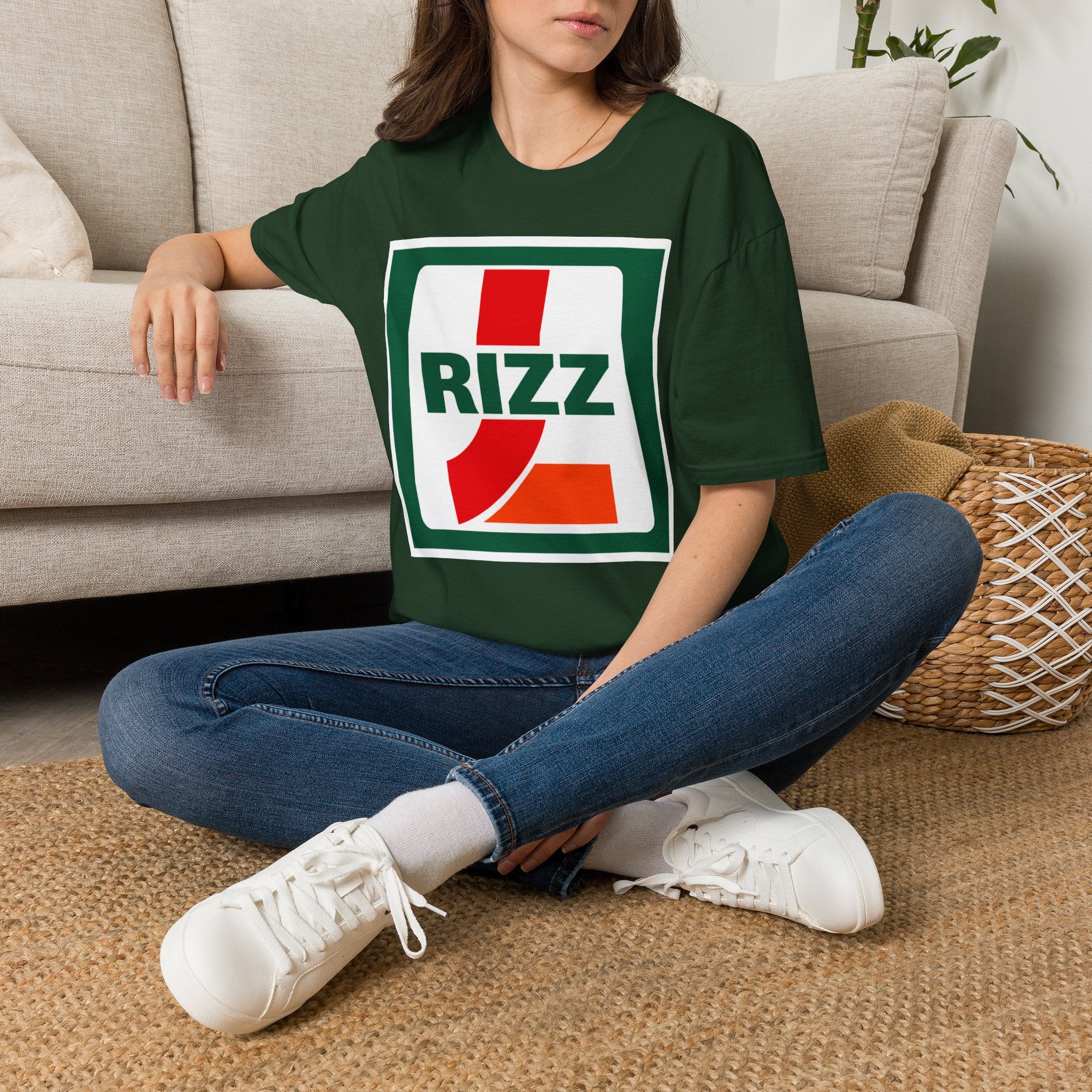 L RIZZ Retro Logo T-Shirt — Vintage-Inspired Streetwear Tee