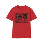 Content Creator Support Group T-Shirt — Bold Typography Tee for Creators