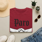 Paro Handshake T-Shirt — Vintage Gothic Script Graphic Tee