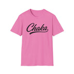 Chaka Script T-Shirt — Retro Cursive Logo Tee