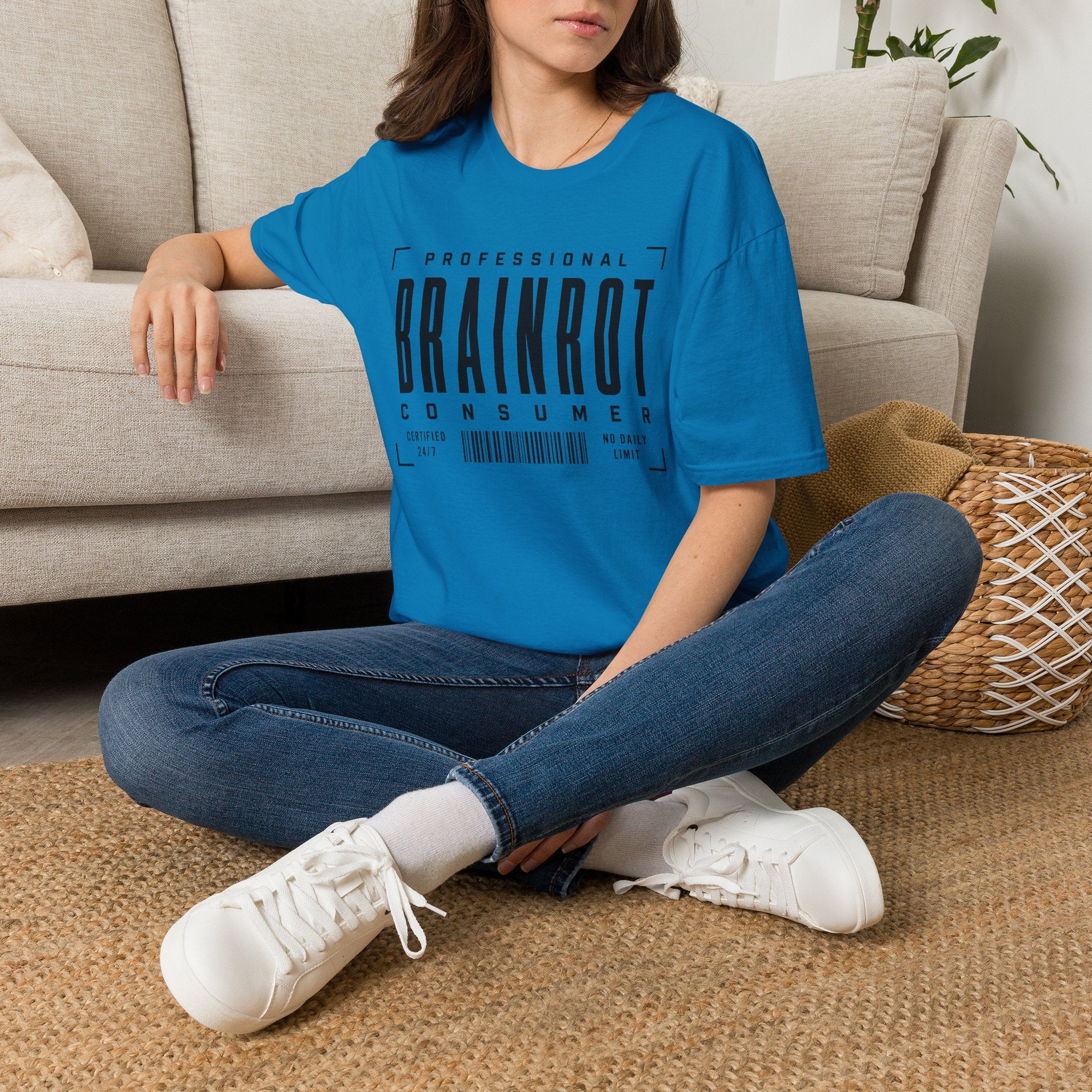 Brainrot Consumer T-Shirt — "Professional Brainrot Consumer" Graphic Tee