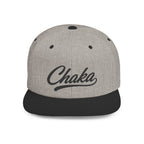 Chaka Script Flat Bill Snapback Hat