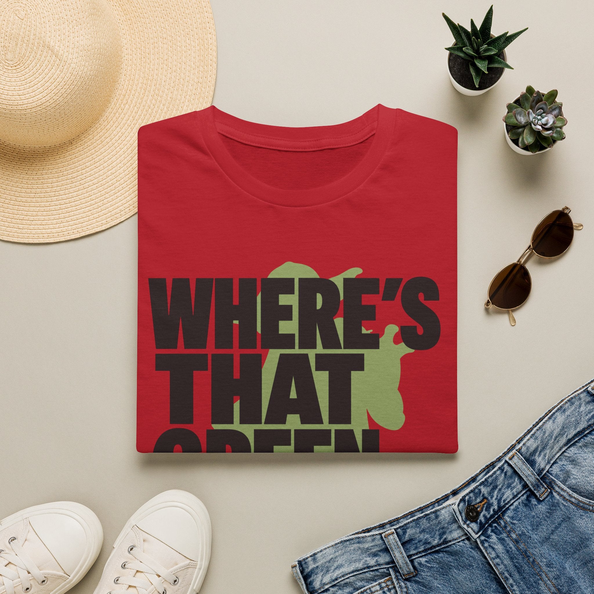 Where's That Green Frogman? T-Shirt