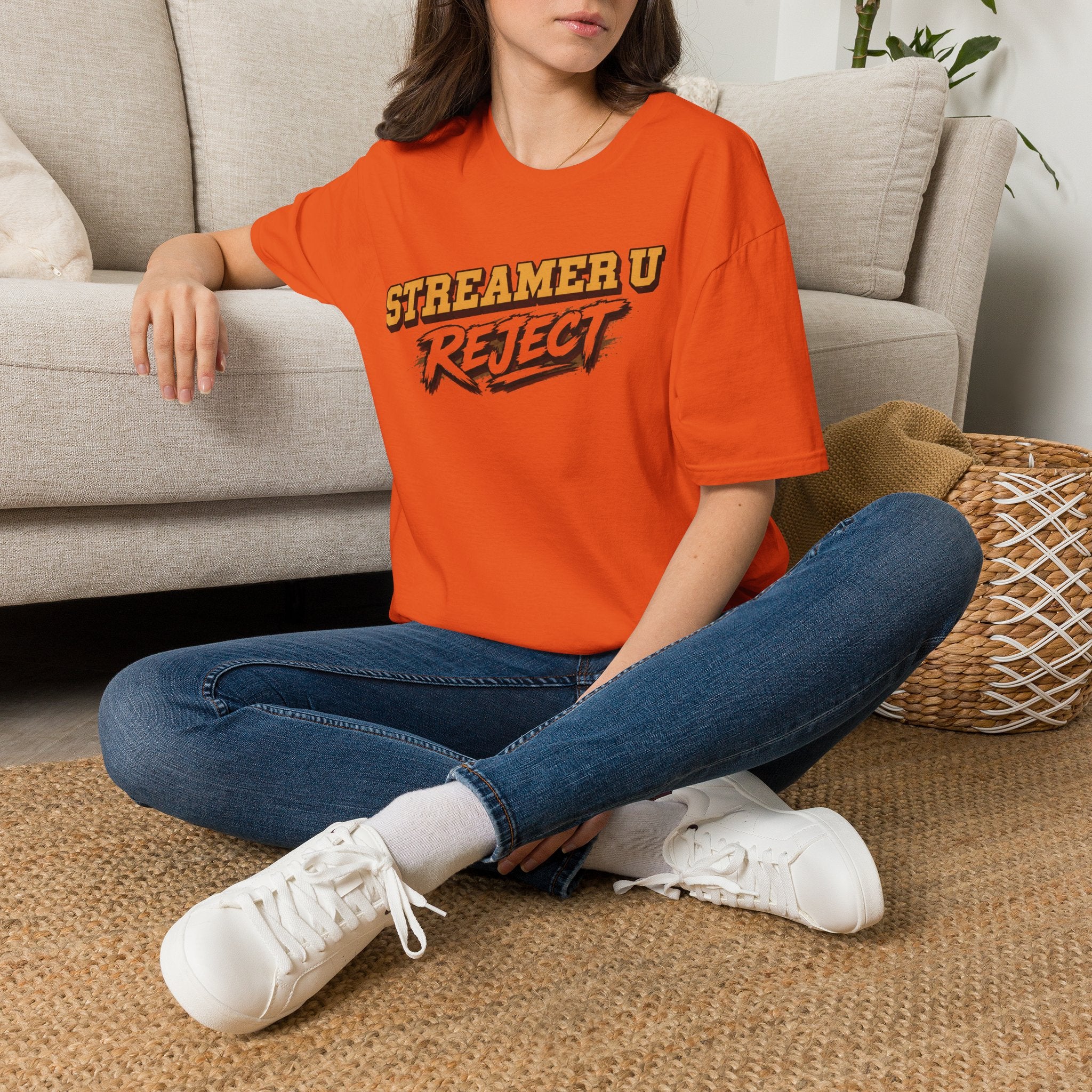 Streamer U Reject T-Shirt — Edgy Gamer Graphic Tee for Streamers & Fans