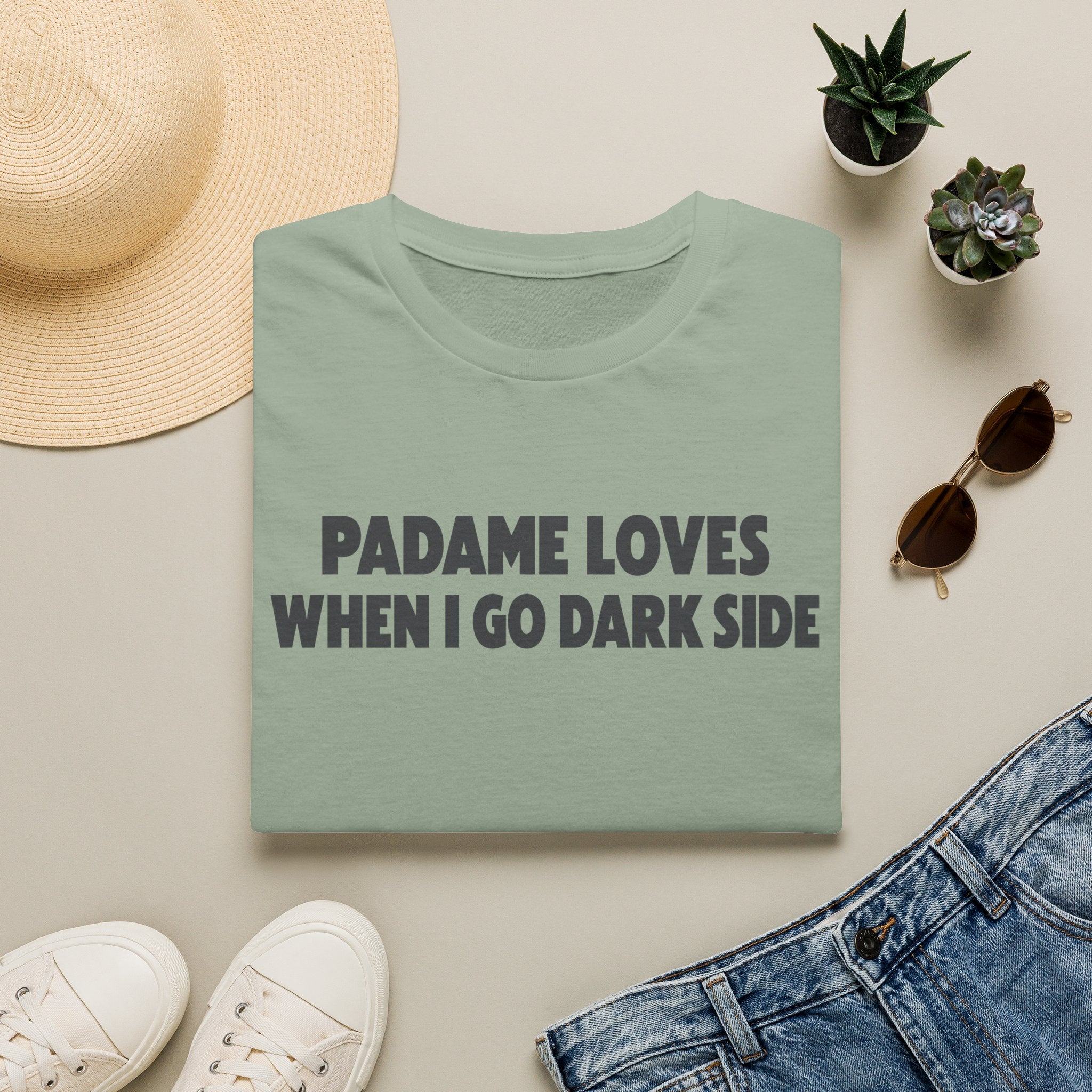 T-Shirt — "Padame Loves When I Go Dark Side" Funny Star Wars Mom Tee