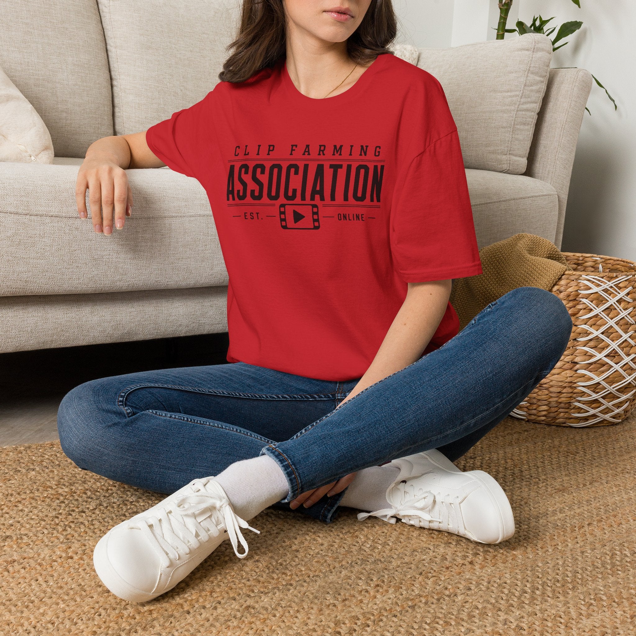Clip Farming Association T-Shirt — Est. Online Video Creator Tee