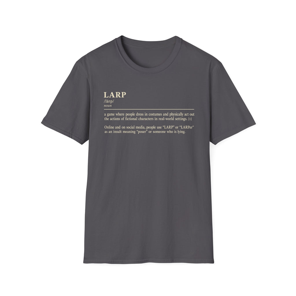 LARP Definition T-Shirt — Funny Roleplay Definition Tee for Larpers