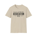 Clip Farming Association T‑Shirt — Vintage Film Reel ‘Est. Online’ Crew Tee