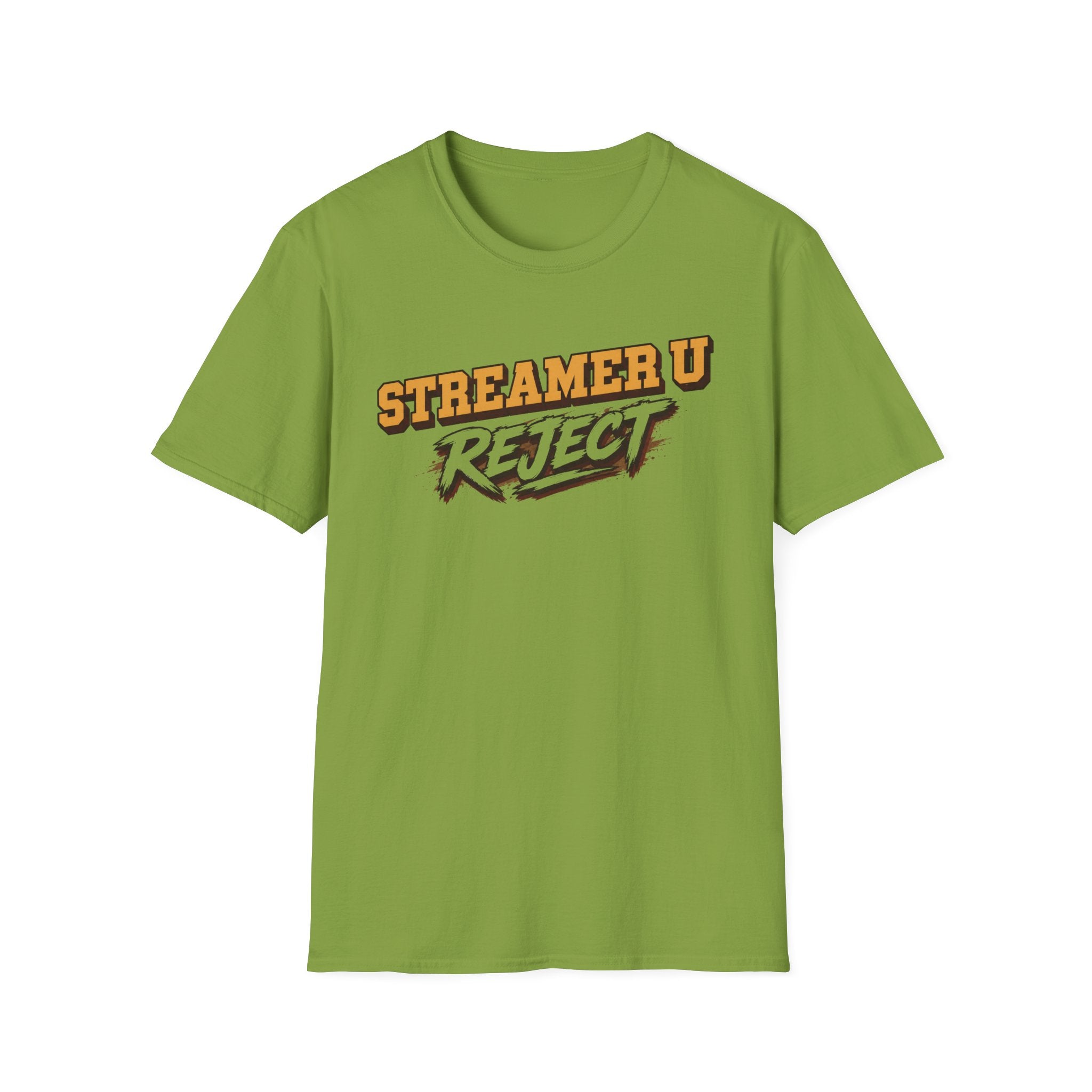 Streamer U Reject T-Shirt — Edgy Gamer Graphic Tee for Streamers & Fans