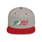 'PARO' Script Flat Bill Cap