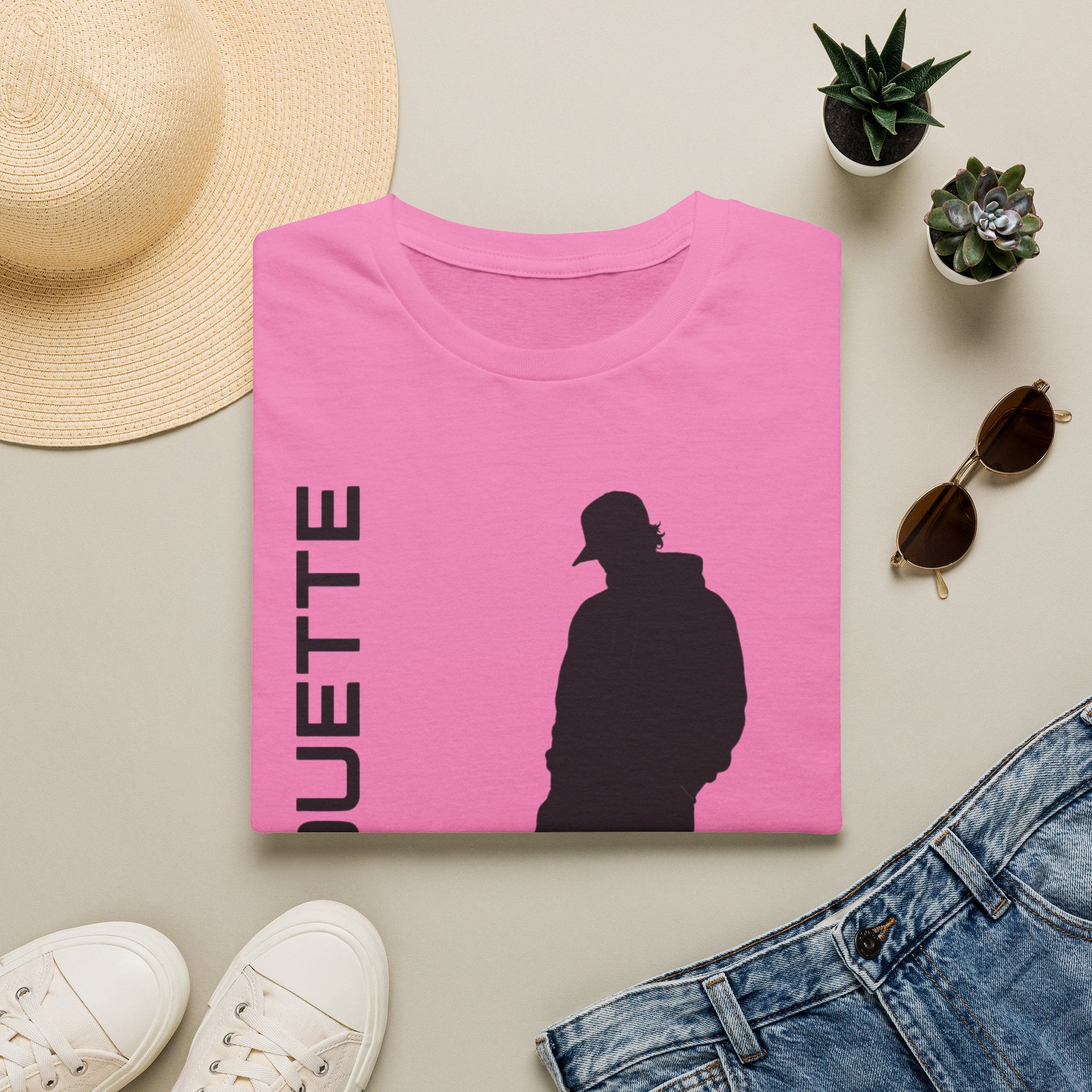 Silhouette Graphic T-Shirt — 'SILHOUETTE' Minimal Urban Streetwear