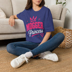 Mogger Princess T‑Shirt — Pink Crown Graphic Tee
