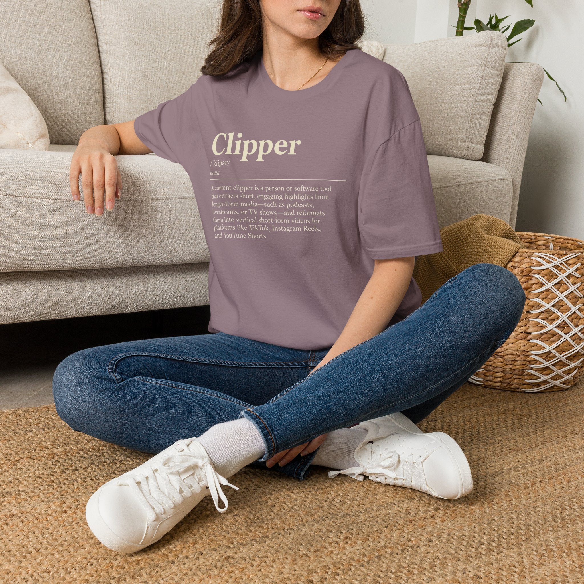 Clipper Definition T-Shirt — Content Creator Dictionary Tee