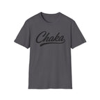 Chaka Script T-Shirt — Retro Cursive Logo Tee