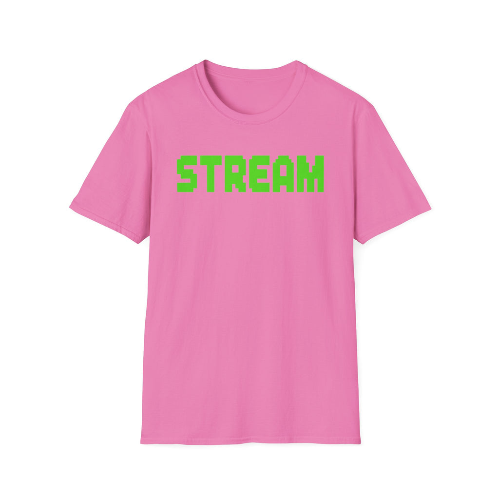 STREAM Graphic T-Shirt — Neon Pixel Gamer Tee