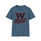 W Rizz Graphic Tee — Bold Varsity Lettering Shirt