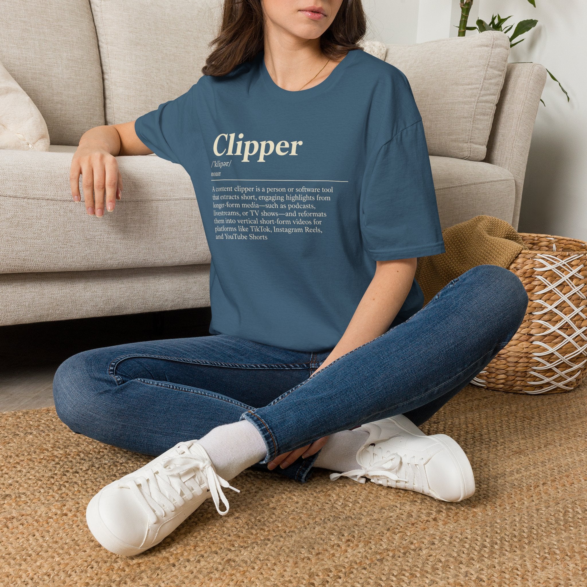 Clipper Definition T-Shirt — Content Creator Dictionary Tee