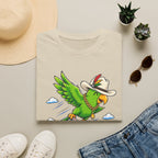 Parrot T-Shirt — 'Perrico Gives You Wiings' Funny Tropical Bird Tee
