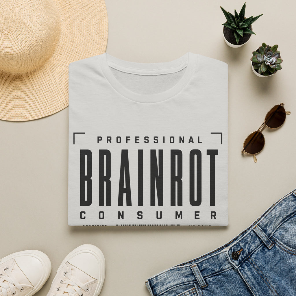 Brainrot Consumer T-Shirt — "Professional Brainrot Consumer" Graphic Tee