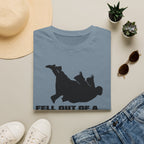 Fell Out of a Window T-Shirt — Funny Falling Silhouette Tee