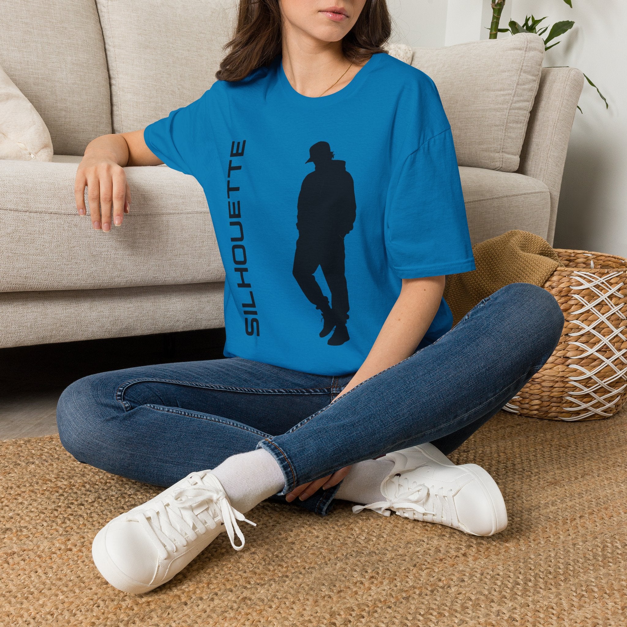 Silhouette Graphic T-Shirt — 'SILHOUETTE' Minimal Urban Streetwear