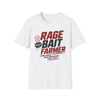 Rage Bait Farmer T-Shirt — Funny Meme Political Humor Tee