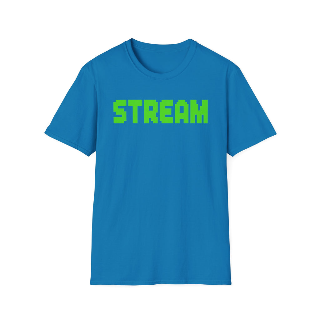 STREAM Graphic T-Shirt — Neon Pixel Gamer Tee