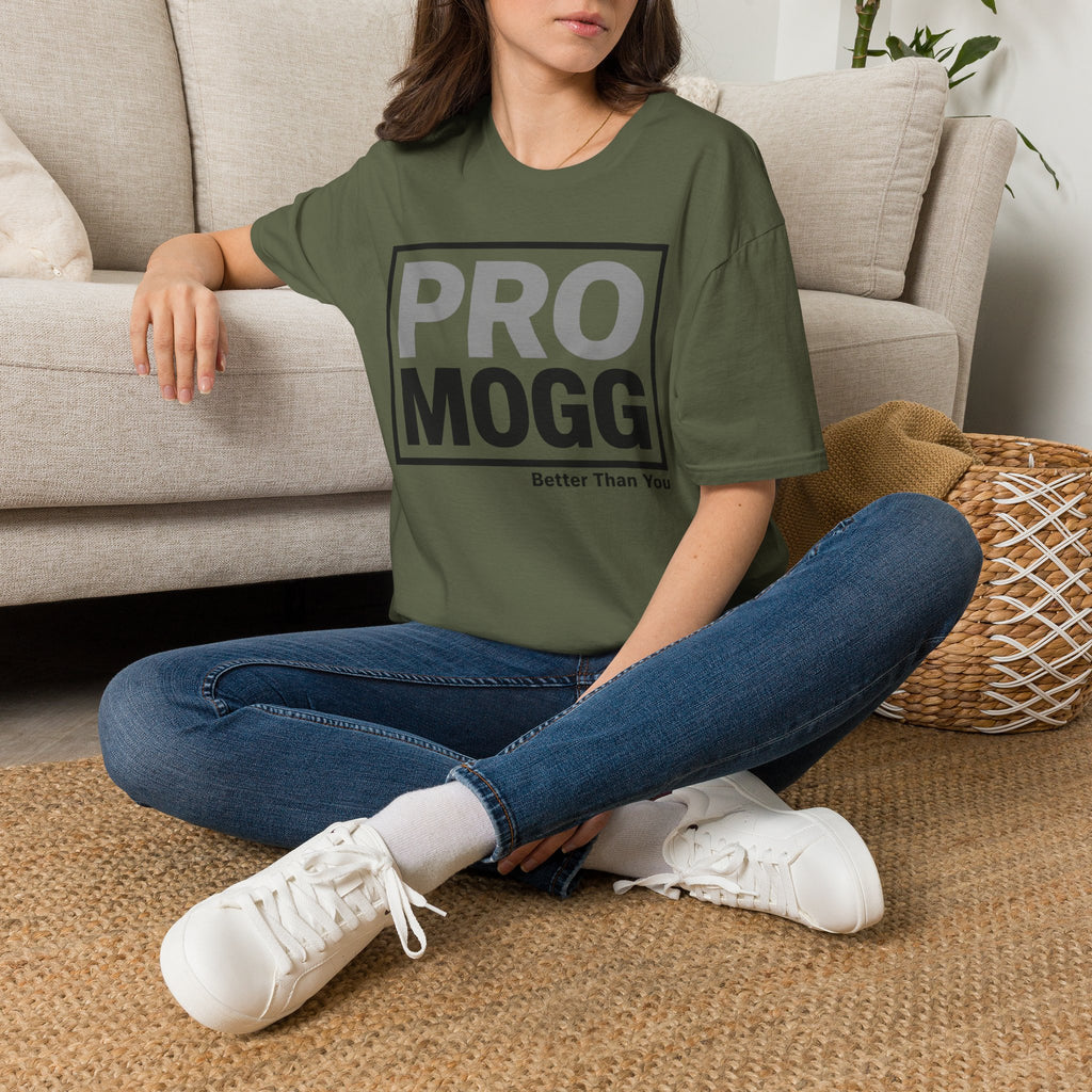 Pro Mogg Graphic T-Shirt — 'PRO MOGG' Bold Box Logo Tee